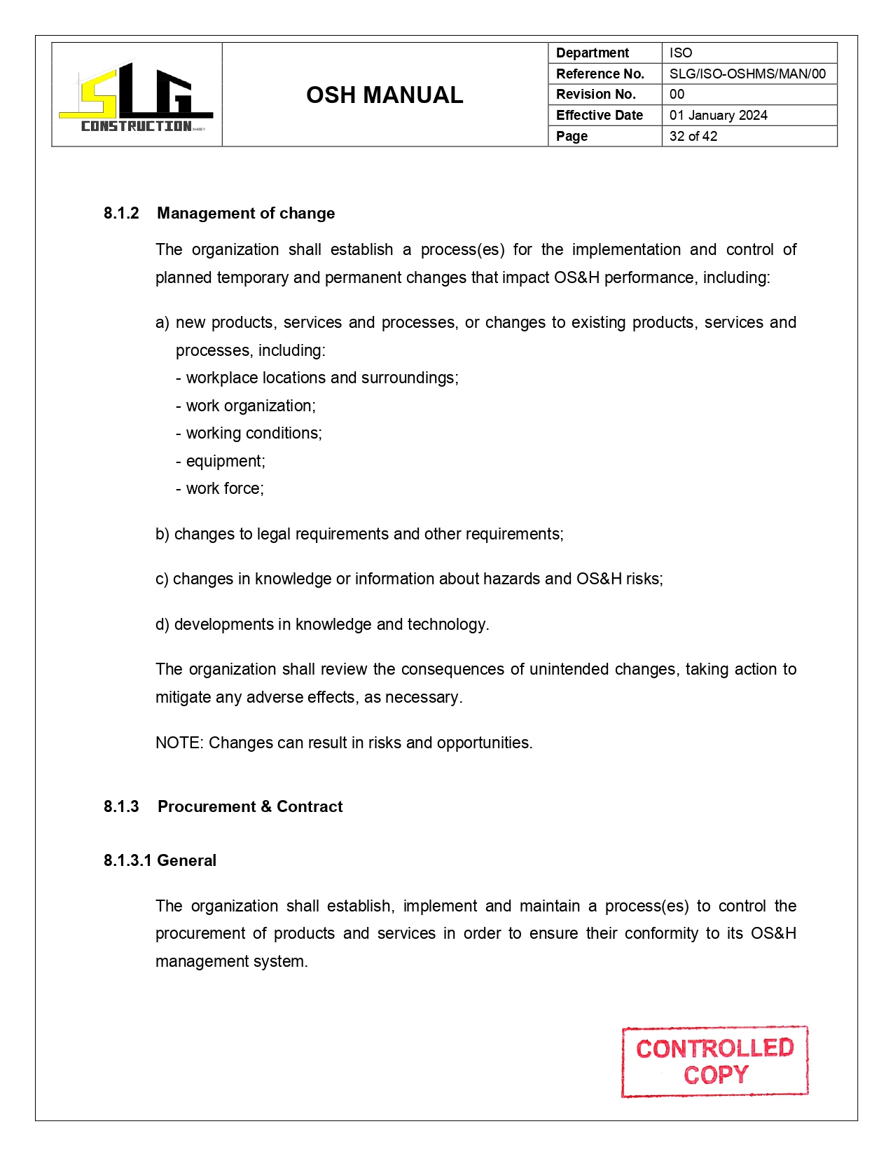 OSH Manual Page 34